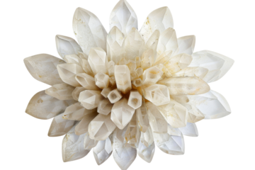 Colorful sharp crystal, gemstone or minerals isolated on background, Quartz stone from raw natural, pure shiny crystal, Essential jewelry.