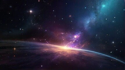 background with space