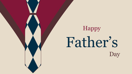 Father's Day background, creative concept, vector illustration