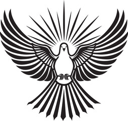 dove of peace vector