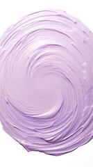 Violet thin barely noticeable paint brush circle background pattern isolated on white background
