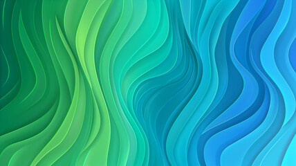 Abstract wavy turquoise pattern.