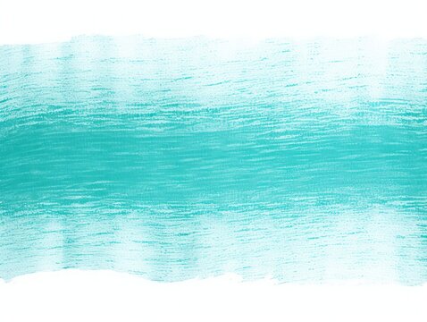 Turquoise thin barely noticeable paint brush lines background pattern isolated on white background gritty halftone