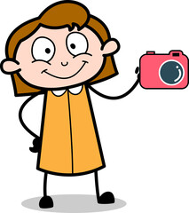 girl with camera