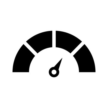 recommend clip art: Speedometer icon. Tachometer silhouette icon