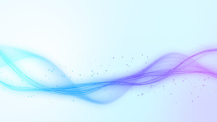 流れるラインの背景イラスト