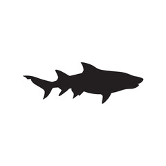 shark icon shape
