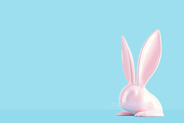 Easter background with bunny - 774195127