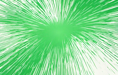 Obraz premium Digital lime green background made of lines radiating from the center in a circle 