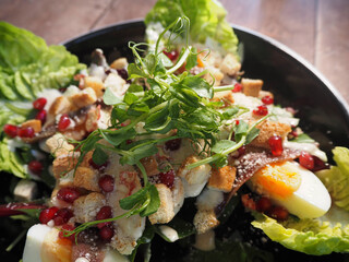 fresh plate of salad 