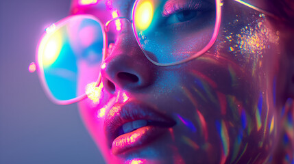 Spectral Luminescence Portrait Generative AI