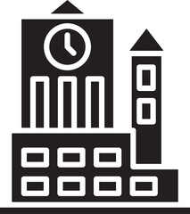 University Glyph Icon