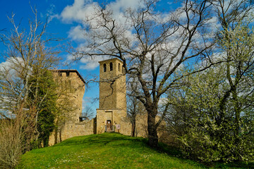Fototapeta na wymiar Castello di Sarzano, circuito dei castelli di Matilde di Canossa, Reggio Emilia. Emilia Romagna, Italy