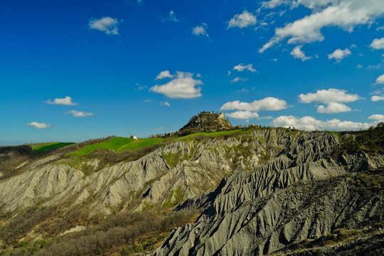 castello medievale di Canossa, circuito dei castelli di Matilde di Canossa provincia di Reggio Emilia, emilia romagna, italy