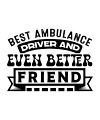 Ambulance Driver Svg bundle