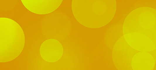 Orange widescreen bokeh background for Banner, Poster, ad, celebration, and various design works