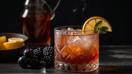 World famous Godfather Cocktail.