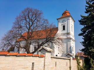 Kostel sv. Anny church in Boretice villang in Southern Moravia