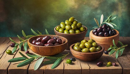 olives and oil - 774226506