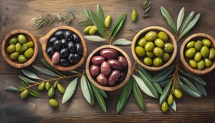 olives and oil - 774226552