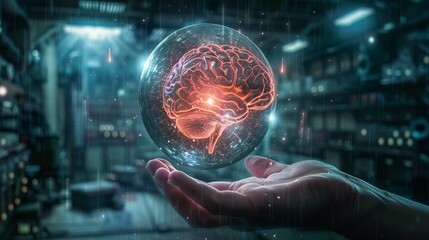 A brain as a crystal ball