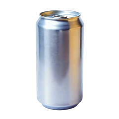 a metal tin can isolated on transparent background. png