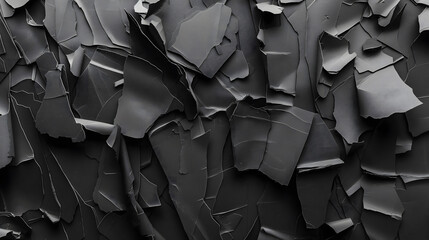Abstract Textured Geometric Shapes on Dark Background - obrazy, fototapety, plakaty
