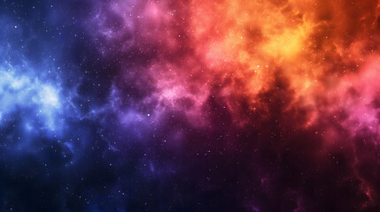 Vibrant Cosmic Explosion with Glowing Particles and Blazing Light