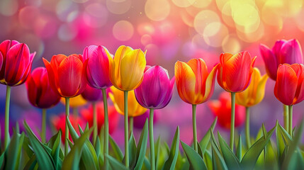 Tulip flowers arrangement - 774235967