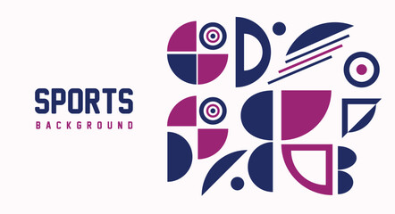 Paris theme background design. geometric abstract banner design, sports, championship. 