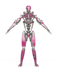 Obraz premium apocalypse cyborg on a pose