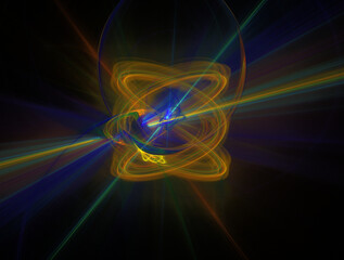 Imaginatory fractal abstract background Image