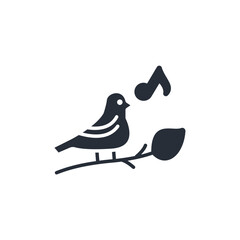 bird icon. vector.Editable stroke.linear style sign for use web design,logo.Symbol illustration.