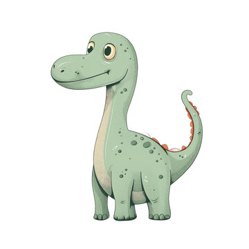green cartoon dinosaur smiling on white clip art preview