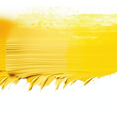 Yellow thin barely noticeable paint brush lines background pattern isolated on white background gritty halftone