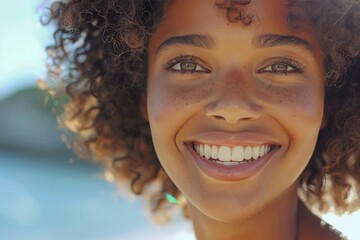 Image emphasizing a bright, inviting smile with flawlessly white teeth, exuding confidence
