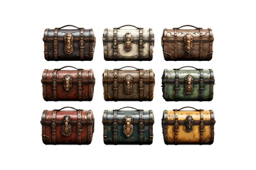 Chest Handles on transparent background.