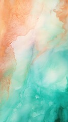 Bronze Teal Blush abstract watercolor paint background barely noticeable with liquid fluid texture for background, banner with copy space and blank text area 