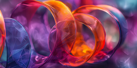 Schöner abstrakter futuristischer Hintergrund in welligen leuchtenden Farben für Webdesign und Drucksachen als Vorlage