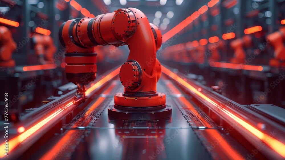Poster ai agents adjust manufacturing parameters in real-time for efficiency.