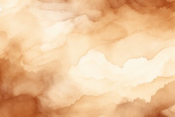 Brown abstract watercolor stain background pattern 