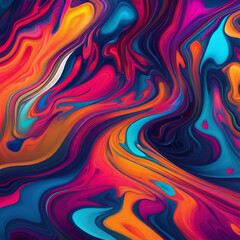 Fototapeta premium colorful abstract fluid illustration background