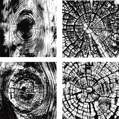 Set of woods texture