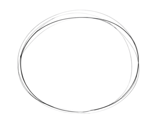 imperfect black circle isolated on white background