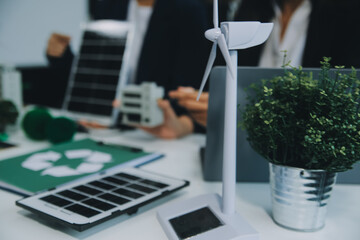 Carbon offset price report CO2 emission. Future growth Net zero waste in ESG ethical SME office...