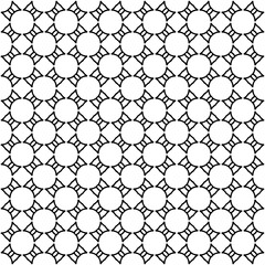 Naklejka premium Black and white seamless abstract pattern. Background and backdrop. Grayscale ornamental design.