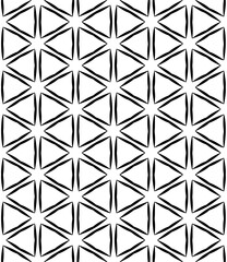 Black and white seamless abstract pattern. Background and backdrop. Grayscale ornamental design.