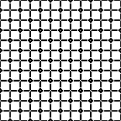 Black and white seamless abstract pattern. Background and backdrop. Grayscale ornamental design.