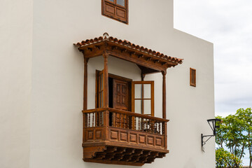 Spanischer Balkon aus Holz