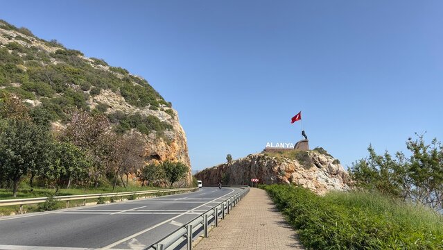 Entrance to the city of Alanya, Turkey
